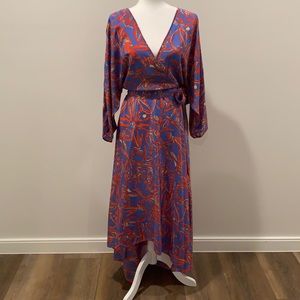 Diane Von Furstenberg asymmetrical hem dress